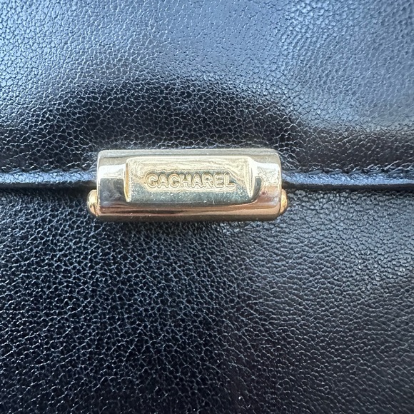 cacharel black leather crossbody - Picture 2 of 16